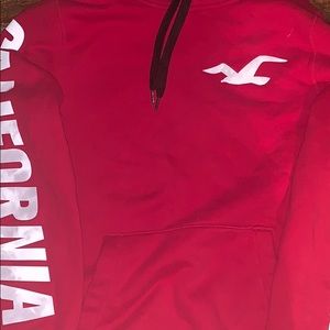 Men’s red hollister hoodie